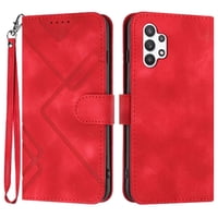 Funda Foxdock Para Samsung Galaxy A32 5G – Tipo Libro Con Soporte, Billetera, Correa Y Diseño Elegante