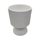 thumbnail image 4 of Macetero Maceta Ceramica Estilo Nordico Blanco Base Conica, 4 of 8