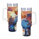thumbnail image 4 of Somos Osos Vaso aislado de acero inoxidable con asa, diseño temático, regalo para familia, amigos y fans; incluye pajita y encaja en el portavasos estándar, 40 oz, 4 of 6