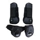 thumbnail image 2 of Las Botas Traseras Traseras Delanteras Del Caballo 4Pcs, El Fetiche Del Tendón Equino Protegen El Negro L, 2 of 5