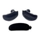 thumbnail image 1 of 2x Almohadillas de explosión de elevación de pesas Tamaño de entrenamiento fortalecido a mano con memoria de casos EVA para filas Sports Ejercicio Gim Negro, 1 of 5