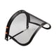 thumbnail image 1 of Combo De Protector Facial Y Soporte Para Cascos De Ala Completa Visera De Alambre De Metal Negro, 1 of 5