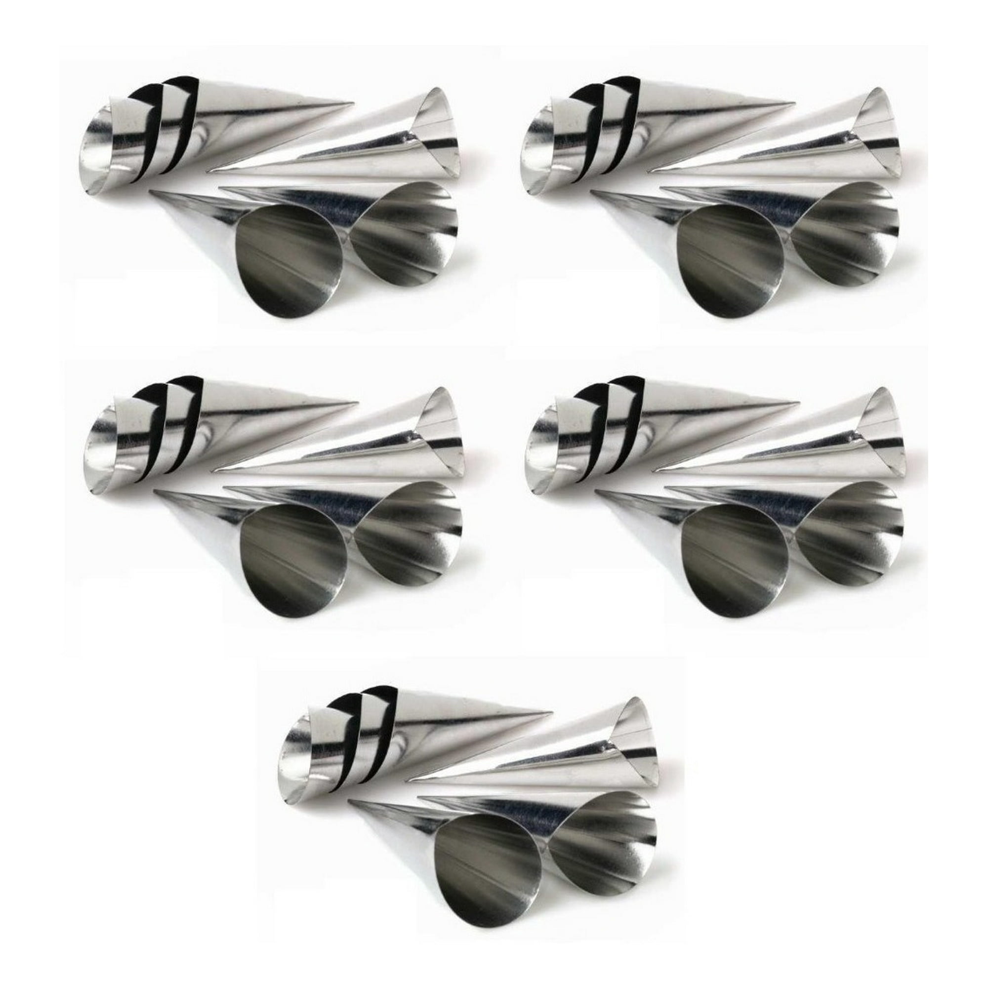 Genérico - Pack X30 Cono Molde Para Cannoli Cachito Croissant Pan Danes