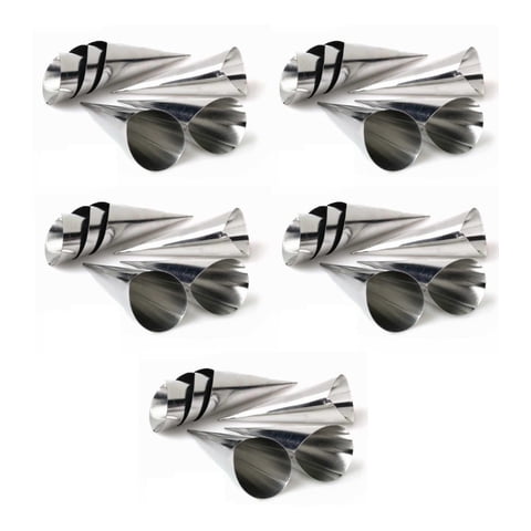 Genérico - Pack X30 Cono Molde Para Cannoli Cachito Croissant Pan Danes