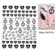 thumbnail image 1 of Bronzing Nail Stickers, Angel Wings Star Moon Necklace Nail Decals, Polished Sliver Golden Pattern Manicure Accessories, 1 of 3