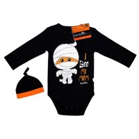 Bambino - Body Y Gorrito Halloween Momia Niño 0-3 Meses