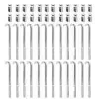 Magideal - Juego De Ganchos Y Tuercas Para Banjo Herramientas De Mantenimiento Piezas De Repuesto Para Banjo Herramientas Profesionales Y Ligeras Para Reparación