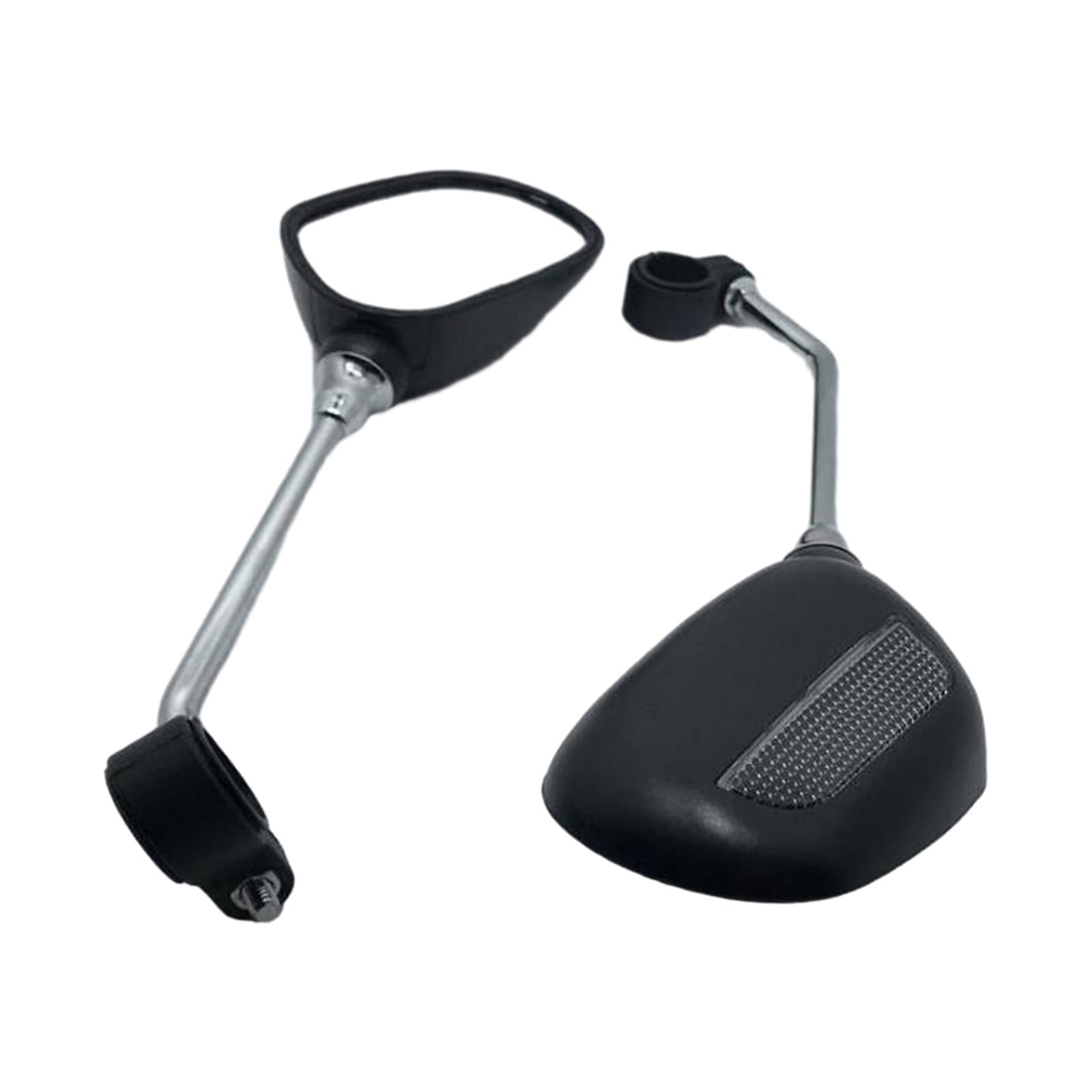 Magideal - Espejo De Bicicleta Espejo De Seguridad A Prueba De Golpes Giratorio Manillar Montaje Bicicleta Espejo Retrovisor Para Moto Bicicleta Eléctrica Negro