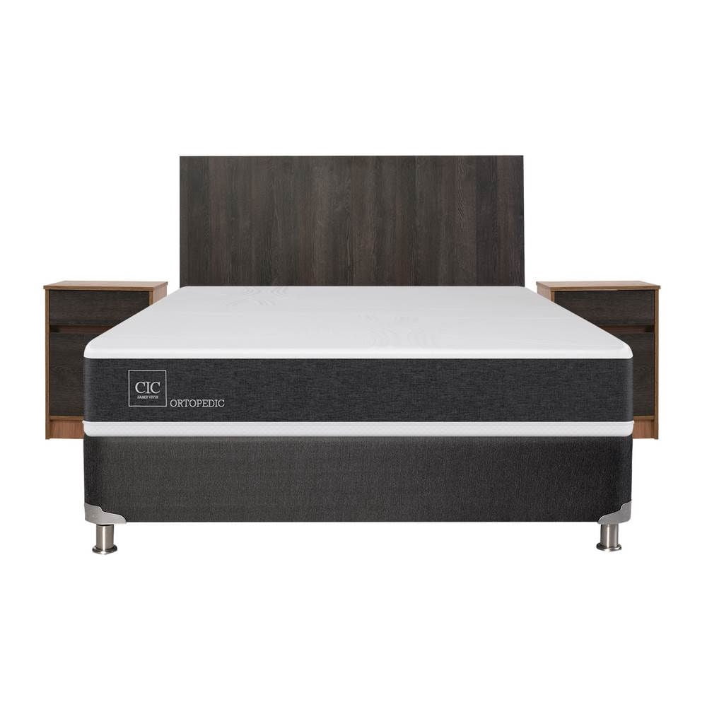 Cic - Box Spring New Ortopedic 2 Plaza Base Normal