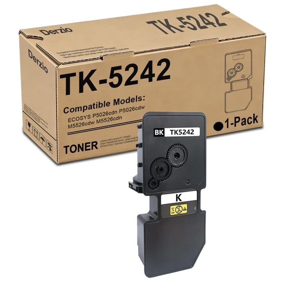 Cartucho de tóner compatible Derzio TK-5242 para Kyocera