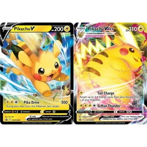 Set De Cartas Pokémon Pikachu V Y Vmax Swsh285 Swsh286 Promo