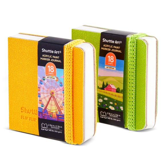 Bloc de Dibujo Shuttle Art 6 cm 36 Hojas 300 GSM (2 unidades)