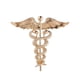 thumbnail image 3 of Hombres Alas De ángel Traje Broche Insignia Pines Collar Solapa Ramillete Dorado, 3 of 3