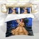 thumbnail image 5 of Bella, la Bella y la Bestia Conjunto de sábanas temático, trío de piezas, cómodo y amigable con la piel, diseño único, regalo de decoración para el hogar para familiares, amigos y fans,135cm *200cm, 5 of 6