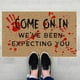 thumbnail image 1 of 1pc Happy Halloween Doormat Home Decoration Carpet,Non Slip Bathroom Rug, Thickened Soft Water Absorbent Quick Dry Bath Mat, Machine Washable, Shower Mat, Living Room Bedroom Entrance Door Mat, Room D, 1 of 5