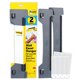 thumbnail image 1 of Soportes para bloc de caballete Post-it, paquete de 2, 38 cm, gris, 1 of 9