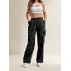 thumbnail image 1 of Pantalón Cargo Mujer Ajustable Elasticado Pata Recta, 1 of 3