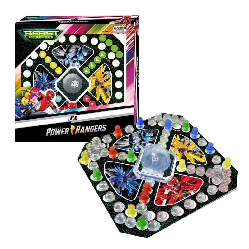 Power Rangers - Juego De Mesa Ludo