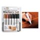 thumbnail image 1 of Set de marcadores de retoque bulk buys 6 pz roble/arce/negro, 1 of 3