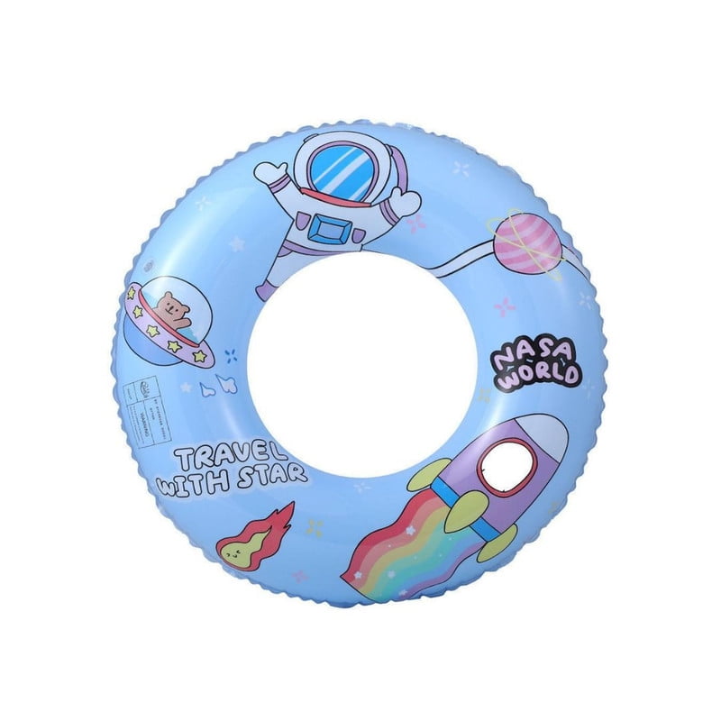 Babyluna - Flotador Salvavidas Piscina Para Niños Azul