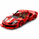 thumbnail image 1 of Auto Superdeportivo Rojo De Bloques 527 Piezas Pull-back, 1 of 10