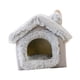 thumbnail image 1 of Caseta Para Perros Suave Con Forma De Cueva Cálida Extraíble Y Multifuncional Con Cojín Gris S, 1 of 6