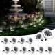 thumbnail image 1 of Luces solares de suelo SOLPEX, paquete de 12 unidades, impermeables para exteriores, 1 of 6