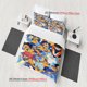 thumbnail image 1 of "Inazuma Eleven" Passionate Soccer Team Poster Pattern Three-Piece Set Soft and Comfortable Bedding Set, 1 of 1
