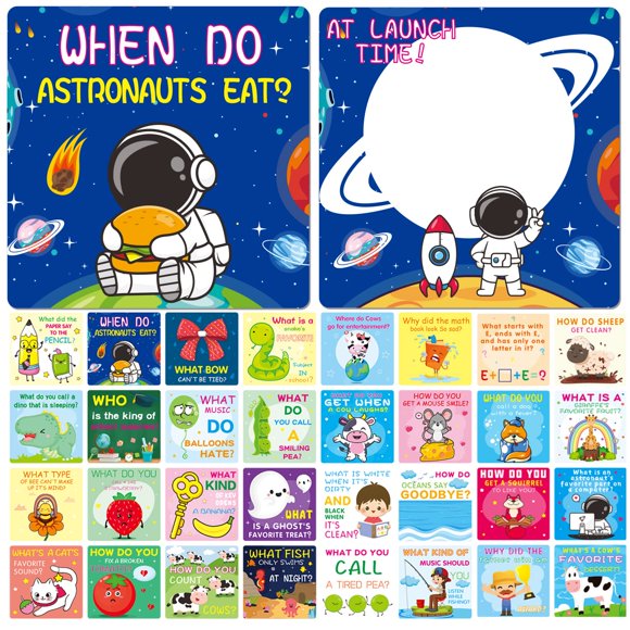 Tarjetas de chistes Dapaqami 107 unidades para notas de loncheras infantiles