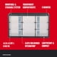 thumbnail image 2 of Sistema organizador de almacenamiento CRAFTSMAN de plástico con 9 compartimentos, 2 of 8