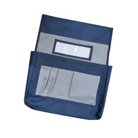 Bothyi - Bolsa De Almacenamiento Con Bolsillo Para Respaldo De Silla, Bolsa Para Silla, Para Útiles Escolares De Oficina, Preescolar, Color Gris