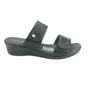Sandalia Comfortflex Mujer 2472402 Negro Casual