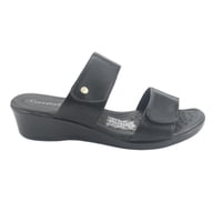 Sandalia Comfortflex Mujer 2472402 Negro Casual