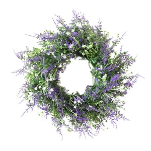 Bothyi - Guirnalda De Lavanda Guirnalda De Vegetación Primavera Verano Decoración De La Puerta Delantera Interior