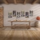 thumbnail image 2 of Portabotellas de pared Sorbus de metal, pack de 2 unidades de 6 botellas, negro, 2 of 7