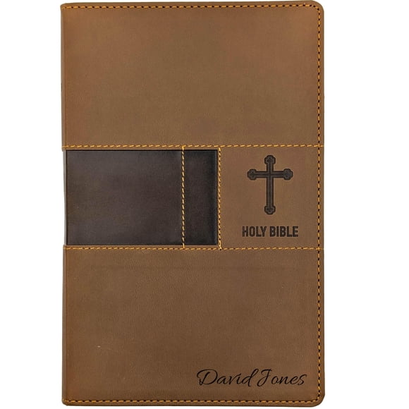 Biblia Farm and Posh NIV Premium Edición de Regalo en Cuero Sintético Marrón