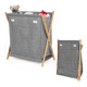 thumbnail image 1 of Cesto ropa sucia plegable 75l con tapa, 1 of 3