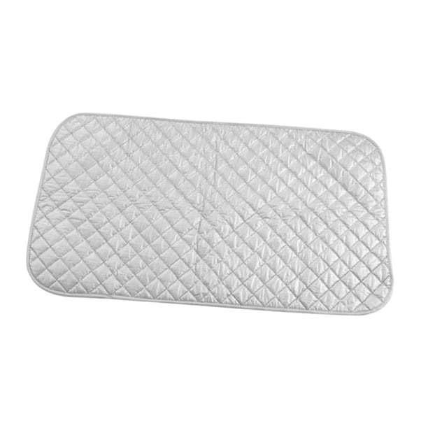 Manta de Planchado, Almohadilla de Lavandería, Gruesa, Plegable, Antideslizante, para Viajes, Plancha, Lavadora, Secadora, Almohadilla Resistente Al C 85cmx48cm