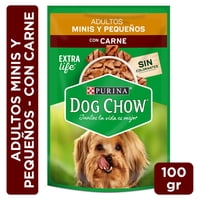 Alimento Húmedo Perro Adulto Raza Pequeña Sabor Carne Pouch 100 G Dog Chow
