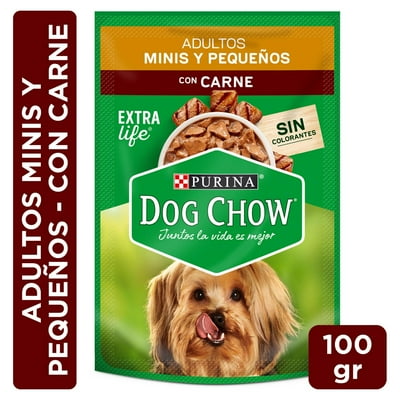 Alimento Húmedo Perro Adulto Raza Pequeña Sabor Carne Pouch 100 G Dog Chow