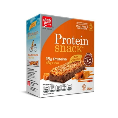 Barra Protein Snack Rich Caramel (5 Un) 210 G Your Goal