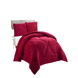 Genérico - Cobertor Texturizada De Invierno Diseño 02 King Rojo