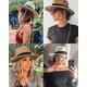 thumbnail image 5 of Sombrero panameño de paja FURTALK de ala ancha Fedora UPF 100% para mujer, 5 of 9