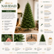 thumbnail image 2 of Arbol De Navidad Artificial Hoja Realista 210cm Sds51, 2 of 3