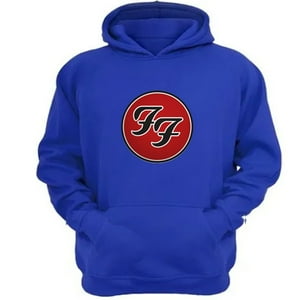 Genérico - Polerón Canguro Foo Fighters Azul Talla Xl Unisex