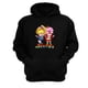 thumbnail image 1 of POLERON CANGURO FRUTILLITA Y RAINBOWN BRITE Negro Talla XL Unisex, 1 of 3