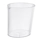 thumbnail image 1 of Cubo de basura de estilo minimalista, cubo de basura redondo sin tapa, cesto de papel de desecho transparente para el hogar, inodoro, cocina y baño Blanco, 1 of 5