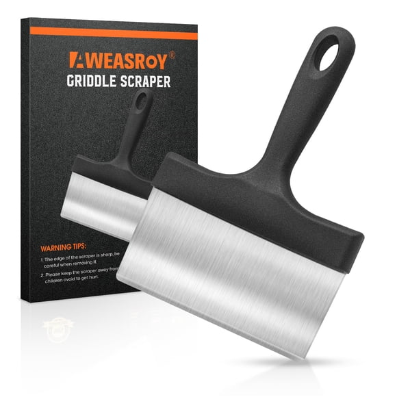 Raspador para Parrilla AWEASROY de Acero Inoxidable Resistente con Mango