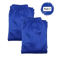 Genérico - Pack 2 Pantalones Buzo Fantasia Niño Niña Escolar Azul / Verde