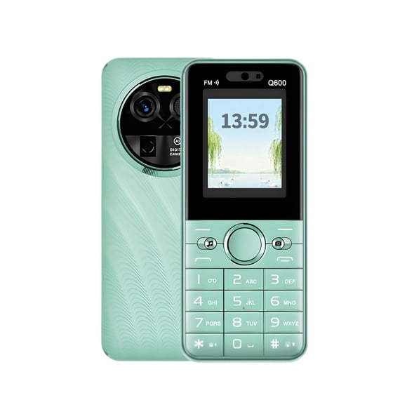 Teléfono celular KostSell desbloqueado Senior Q600 con botón grande verde